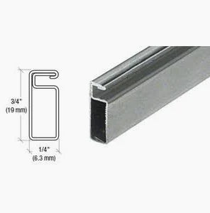 3/8 x 3/4 Silver Mill Screen Frame